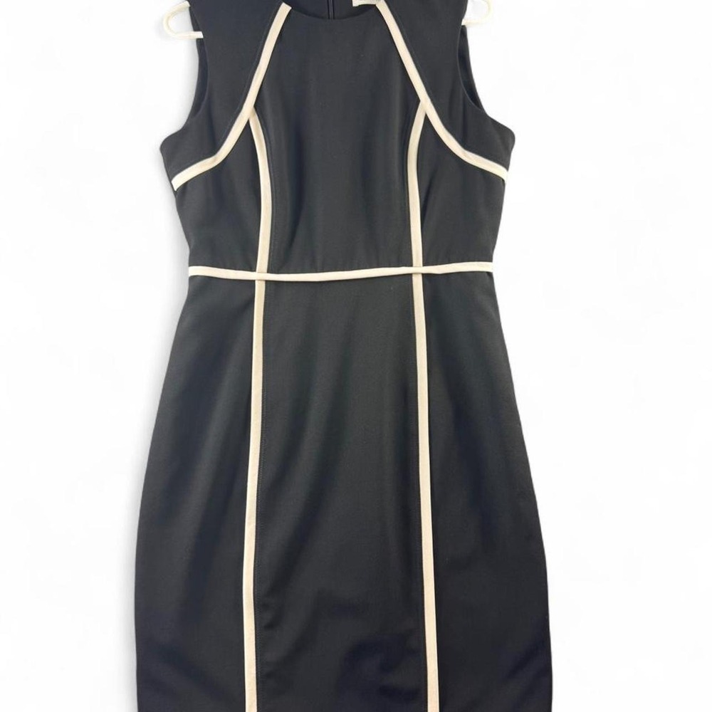 Calvin Klein Sleeveless Paneled Sheath Dress